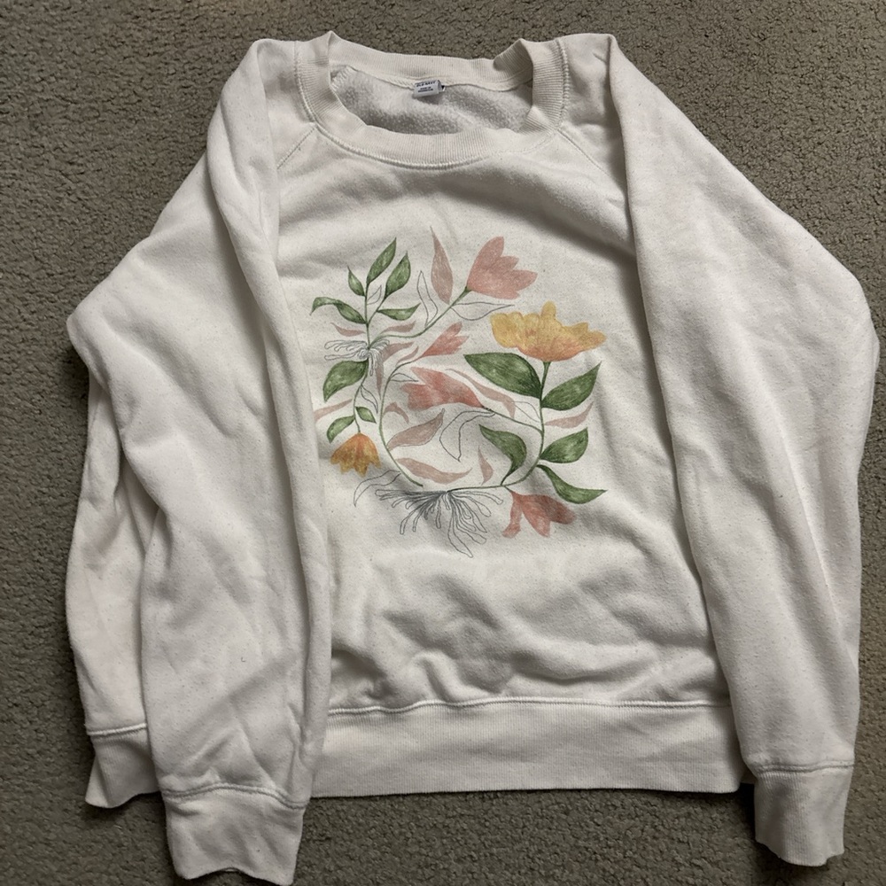Floral Graphic Sweatshirt - Picture 1 of 1
